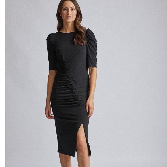 DRAWCORD BODYCON DRESS - Picture 2 of 3